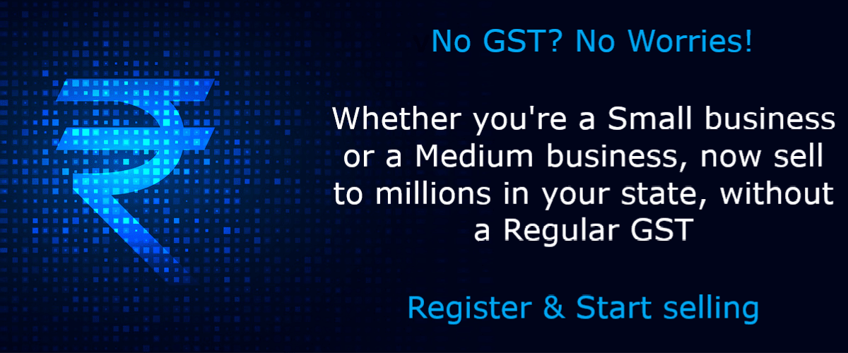 How to sell Products without GST in India