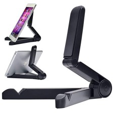 Ecox Multi-Angle Portable Stand for Mobile Phones, Tablets, Plastic, Black