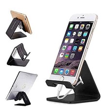 Ecox Metal Stand/Holder for Smartphones and Tablet Black