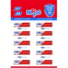 Nippo Red AA 3UT HI-TOP Battery - Pack of 10 