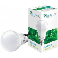 Syska 7 W Standard B22 LED Bulb White 1No