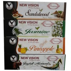 New Vision Insense Sticks - Jasmine, Pineapple, Sandalwood, Joyfull Moments - Each 50g