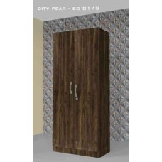 2 Door Plywood Wardrobe, Color City Pear Super Gloss