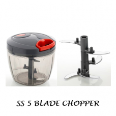 5 Blade SS Handy Chopper Grey