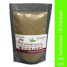 18 Herbal Sambirani Powder - Mooligai Sambirani - Dhoop Powder - 150 Gm