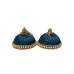 Jhumki Silk Thread Earrings Maroon For Womens and Girls Fabric, Plastic, Silk Dori Jhumki Earring