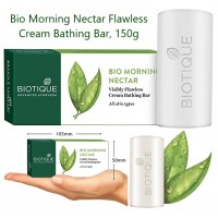 Biotique Bio Morning Nectar Flawless Cream Bathing Bar, 150g