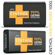 Cinthol Health + Bath Soap - 99.9% Germ Protection 100g