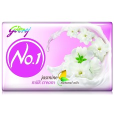 Godrej No 1 jasmine milk cream with natural oils 100 gm (4+1X100 G - 500 G) 