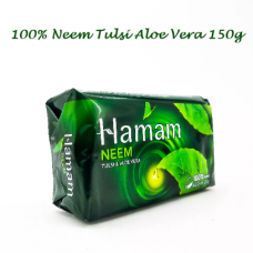 Hamam Neem Tulsi and Aloe Vera Soap, 150g