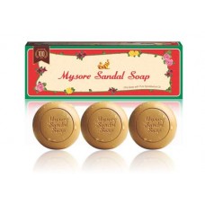 Mysore Sandal Trio Soap 450g, (150x3) - Pack of 3 x 2
