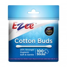 Ezee Cotton Swabs - 2 Packs - Each 100 Stems - 200 Tips - Ear Buds