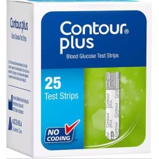 Contour Plus Blood Glucose Test Strip 25s Contour Plus Blood Glucose Test Strip 25s