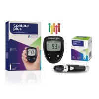 Contour Plus Blood Glucose Monitor, Glucometer with 25 Free Test Strips Contour Plus Blood Glucose Monitor, Glucometer with 25 Free Test Strips