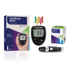 Contour Plus Blood Glucose Monitor, Glucometer with 25 Free Test Strips