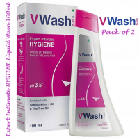 VWash Plus Expert Intimate Hygiene Intimate Wash 100 ml Pack of 2