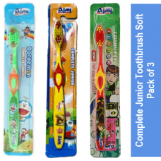 Ajay Complete Junior Toothbrush Soft pack of 3