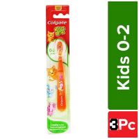 Colgate Kids 0-2 years Extra Soft Toothbrush - Assorted Color - 3Pcs Colgate Kids 0-2 years Extra Soft Toothbrush - Assorted Color - 3Pcs
