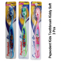 pepsodent kiddy soft kids toothbrush 3pcs pepsodent kiddy soft kids toothbrush 3pcs