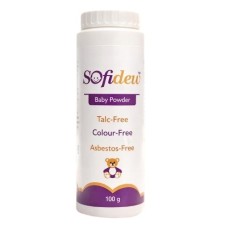 Sofidew Baby Powder 100g - 100% Talc-Free & Asbestos-Free Sofidew Baby Powder 100g - 100% Talc-Free & Asbestos-Free