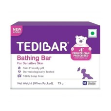 Tedibar Baby Bathing Bar 75g - 100% Soap Free for Sensitive Skin Tedibar Baby Bathing Bar 75g - 100% Soap Free for Sensitive Skin