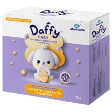 Daffy Baby Cleansing & Moisturizing Syndet Bar 75gm Pack of 3 Daffy Baby Cleansing & Moisturizing Syndet Bar 75gm Pack of 3