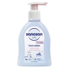 Sanosan Baby Care Lotion 200ml - 24H Milk Protein Moisturizer Sanosan Baby Care Lotion 200ml - 24H Milk Protein Moisturizer