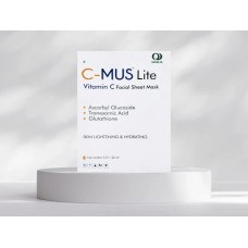 C-Mus Lite Vitamin C Skin Lightening & Hydrating Facial Sheet Mask