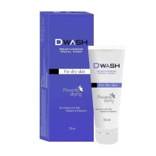 DWash Moisturising Facial Wash For Dry Skin 70ml DWash Moisturising Facial Wash For Dry Skin 70ml