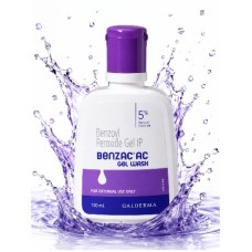Benzac AC Gel Wash 5% Benzoyl Peroxide 100ml Pack of 2