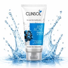Clinsol Anti Acne Face Wash 70g | Charcoal Face Wash for Acne Skin