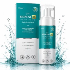 Ridacne SA Foaming Face Wash 100ml | 2% Salicylic Acid Anti Acne Cleanser