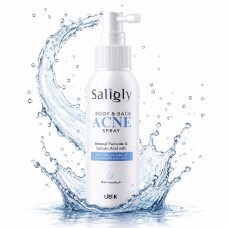 Saligly Body & Back Acne Spray with Benzoyl Peroxide & Salicylic Acid – 60 ml