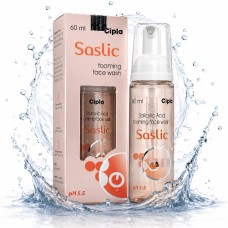 Saslic Salicylic Acid Foaming Face Wash pH 5.5 – 60 ml