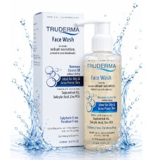 Truderma Face Wash with Sepicontrol A5, Salicylic Acid & Zinc PCA – Sulphate & Paraben Free – 150 ml