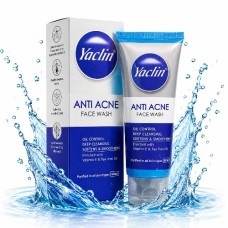 Yaclin Anti Acne Face Wash 60ml – Oil Control Deep Cleansing Face Wash with Tea Tree Oil & Vitamin E Yaclin Anti Acne Face Wash 60ml – Oil Control Deep Cleansing Face Wash with Tea Tree Oil & Vitamin E