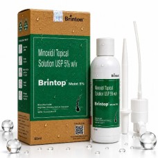 Brintop Moist 5% Minoxidil Topical Solution USP 60ml for Hair Growth