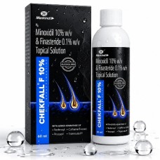 Chekfall F 10% Minoxidil & Finasteride Topical Solution 60ml Chekfall F 10% Minoxidil & Finasteride Topical Solution 60ml