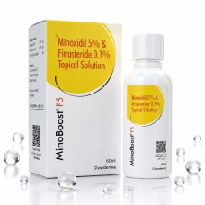 MinoBoost F5 Minoxidil 5% & Finasteride 0.1% Solution 60ml MinoBoost F5 Minoxidil 5% & Finasteride 0.1% Solution 60ml