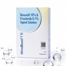 Minoboost F10 Minoxidil 10% & Finasteride 0.1% Topical Solution 60ml Minoboost F10 Minoxidil 10% & Finasteride 0.1% Topical Solution 60ml