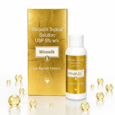 Minosilk 5 Minoxidil Topical Solution USP 5% w/v Hair Regrowth 60ml Minosilk 5 Minoxidil Topical Solution USP 5% w/v Hair Regrowth 60ml
