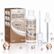 Morr 3% Minoxidil Topical Solution USP Hair Regrowth 60ml Morr 3% Minoxidil Topical Solution USP Hair Regrowth 60ml