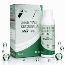 Morr 7.5% Minoxidil Topical Solution USP Hair Regrowth 60ml Morr 7.5% Minoxidil Topical Solution USP Hair Regrowth 60ml