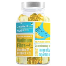 Celehealth Kidz Immuno Plus Pulpy Mango Flavour 30s Gummies Celehealth Kidz Immuno Plus Pulpy Mango Flavour 30s Gummies