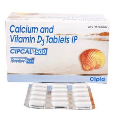 Cipcal 500 Tablet from Cipla | Source of Calcium & Vitamin D | For Bone, Joint and Muscle Care Cipcal 500 Tablet from Cipla | Source of Calcium & Vitamin D | For Bone, Joint and Muscle Care