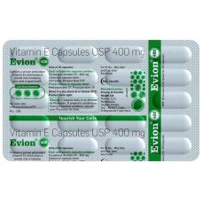 Evion 400mg Capsule with Vitamin E for Cellular Health 20s Evion 400mg Capsule with Vitamin E for Cellular Health 20s