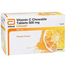 Limcee Vitamin C Chewable Tablet | Flavour Orange 15s Limcee Vitamin C Chewable Tablet | Flavour Orange 15s