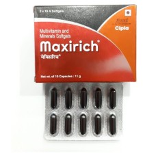 Maxirich Daily Multivitamin Softgel for Energy, Immunity & Performance Maxirich Daily Multivitamin Softgel for Energy, Immunity & Performance