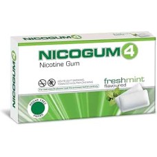 Nicogum 4 Nicotine Gum Freshmint Flavour 12 Chewing Gums