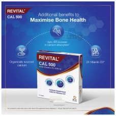 Revital Cal 500 with Vitamin D3 15 Tablets Revital Cal 500 with Vitamin D3 15 Tablets